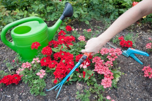 Landscaping team working ethically under modern slavery safeguards