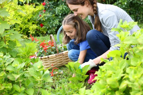 Hard landscaping features for a Plaistow outdoor space