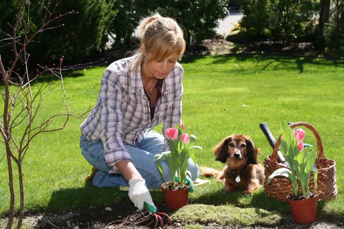 Durable garden wall and edging work as part of hard landscaping